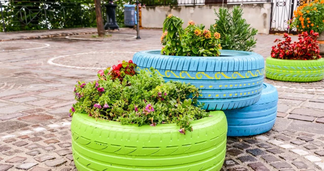 Jak zrobić skalniak z opon - stwórz wyjątkowy ogród bez kosztów